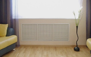 Как спрятать батареи отопления